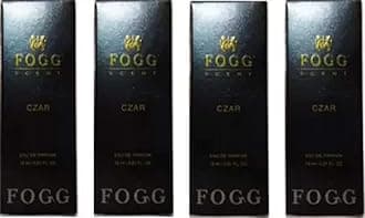 FOGG Mobilepack Czar (Pack Of 4) Each 15Ml Rose Pocket Perfume Liquid - For Men & Women (60 Ml, Pack Of 4)