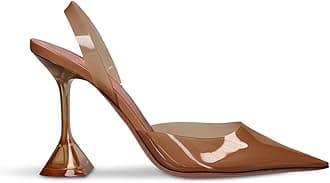 Slingback Mesh Mule Heels for Women with 3.75 Inches Heel