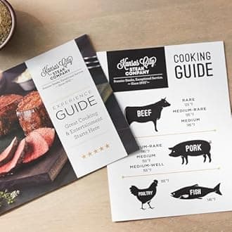 Premium Classic Beef Steak burgers, 24 count, 8 oz each - Vacuum Sealed Restaurant-Quality Beef and Cooking Instructions from Kansas City Steak Company. A Grill Ready True American Classic.