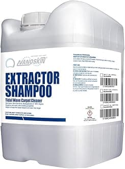 EXTRACTOR SHAMPOO Low Foaming Carpet Cleaner 5 Gallons - Machine Use Upholstery Cleaner, Stain Remover & Odor Eliminator on Rug Car Upholstery Carpets | For Automotive, Home, Office & More