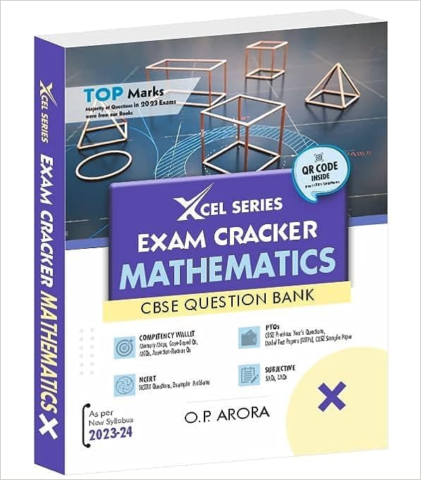 XCEL Series Exam Cracker Mathematics Class 10 (CBSE Question Bank Class 10 for 2023 Exams)