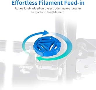 Comgrow Creality Ender 3 V2 3D Printer Integrated Design with Silent Motherboard MeanWell Power Supply, and Glass Platform, 866x866x984in