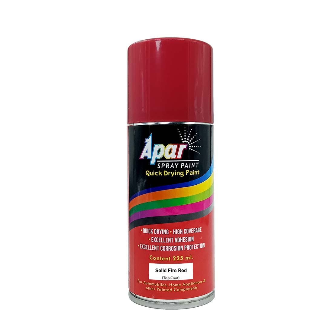 Automotive Spray Paint Solid Fire Red (RC Colour Name) Compatible for Maruti Cars -225 ml (Pack of 1-Pcs)