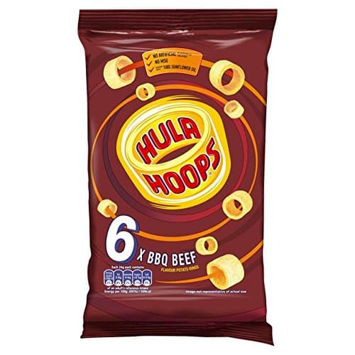 Hula Hoops 6 Pack BBQ Beef