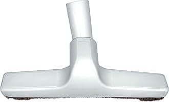 Hardwood Universal Vacuum Cleaner Floor Brush 1 ¼ inch (1.25'') (32mm) Inner Diameter with Horse Hair Soft Bristles 10” Wide (White - Plastic)