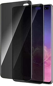 YWXTW [2 Pack] Galaxy S10 Plus Privacy Screen Protector, Tempered Glass Anti-Spy 9H Hardness Black Film for Samsung Galaxy S10 Plus, 3D Touch Anti-Peek Anti-Scratch Bubble Free Easy Install