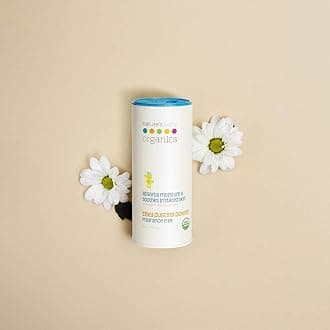 Nature'S Baby Organics Usda Silky Dusting Powder, Fragrance Free, 4 Oz. | Skin Relief - Babies, Kids, Adults! Natural, Gentle, Soft For Chafing
