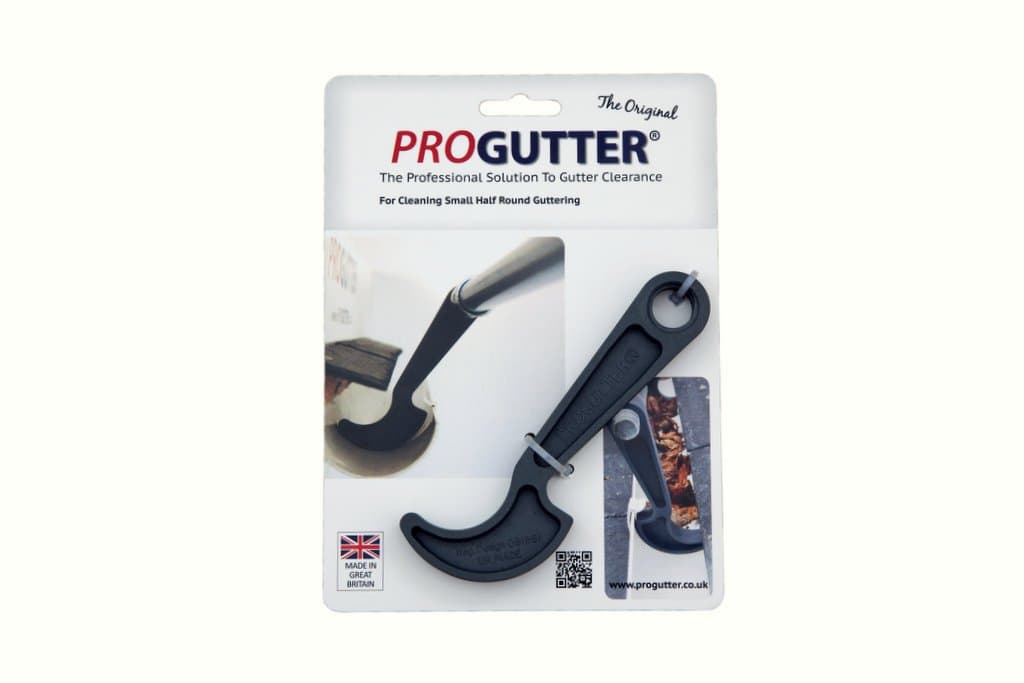PROGUTTER Miniflo gutter cleaning scraper. The Original Scraper for removing Debris and Weeds from Miniflo and Half Round Gutters.