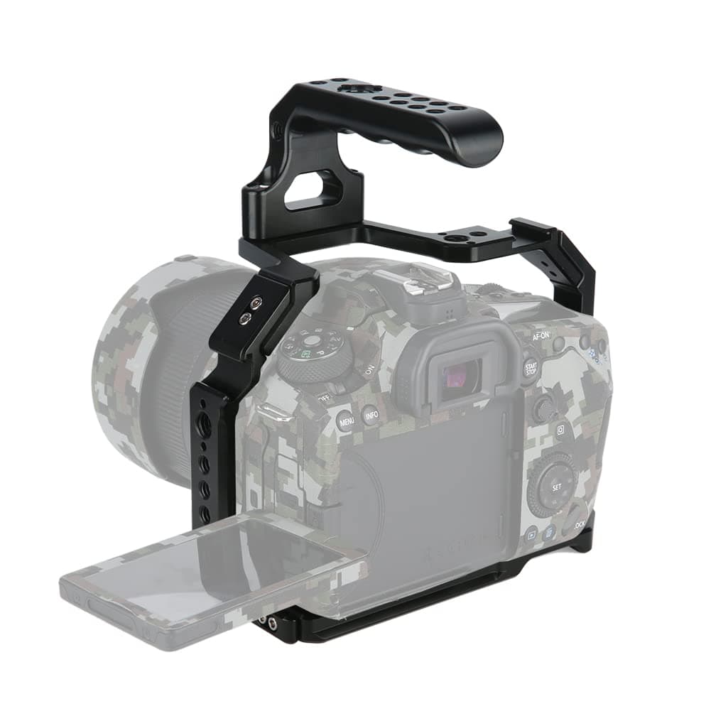 NICEYRIG Cage Kit for Canon EOS 90D/80D/70D, with Ergonomic Top Handle Grip - 504