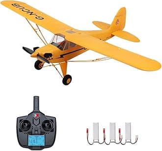 WLtoys XK A160 RC Plane, 2.4GHz 5 Channel Brushless Remote Control Airplane for Adults, Stunt Flying RC Aircraft with 3D/6G Mode and 3 Batteries, Easy to Fly for Teens