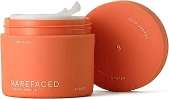 Toning Pads (60 count) - Exfoliating Face Pads with 2% Glycolic Acid & Salicylic Acid - Brightens & Cleanses Skin, Clears Pores, Reduces Fine Lines & Wrinkles