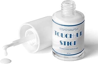 cocomfix White Touch Up Paint, Multi Surface Touch Up Paint Pen, Interior & Exterior Scratch Repair for Wall, Door, Cabinets, Wood, Furniture, Water Based & Low Odor. 1.5 Fl Oz (Perfect White)