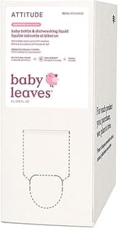 Baby Washing up Liquid, EWG Verified, No Added Dyes or Fragrances, Tough on Milk Residue and Grease, Vegan, Unscented, Bulk Refill, 2 Litres