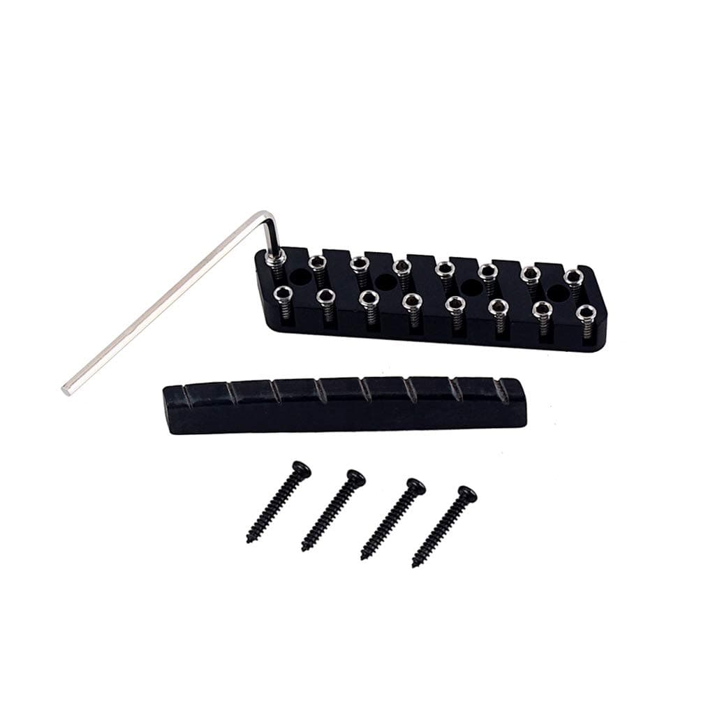 Alnicov Headless Guitar 8 String Locking Nut Stop Nuts Guitars Tuning Accessories Set