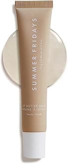 Summer Fridays Lip Butter Balm - Conditioning Lip Mask and Lip Balm for Instant Moisture, Shine and Hydration - Sheer-Tinted, Soothing Lip Care - Vanilla (.5 Oz)