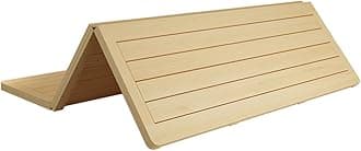 LVLDAWA Foldable Bed Support Board, Solid Wood Breathable Ranked Skeleton Simples Wooden Mattress Soft Bed Becomes Hard Waist Protector Bed Board For Sofa(60x150cm)