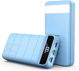 50000mAh Portable Charger Power Bank 22.5W Battery Bank Fast Charging USB C Quick Charge with 4 Outputs & 3 Inputs LED Display Huge Capacity External Battery Pack for iPhone, Samsung, iPad etc