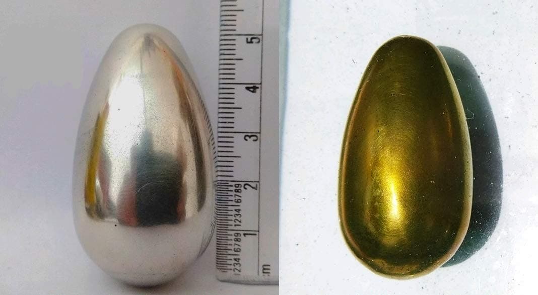 Oval Shape Parad Shivling 300 Grams