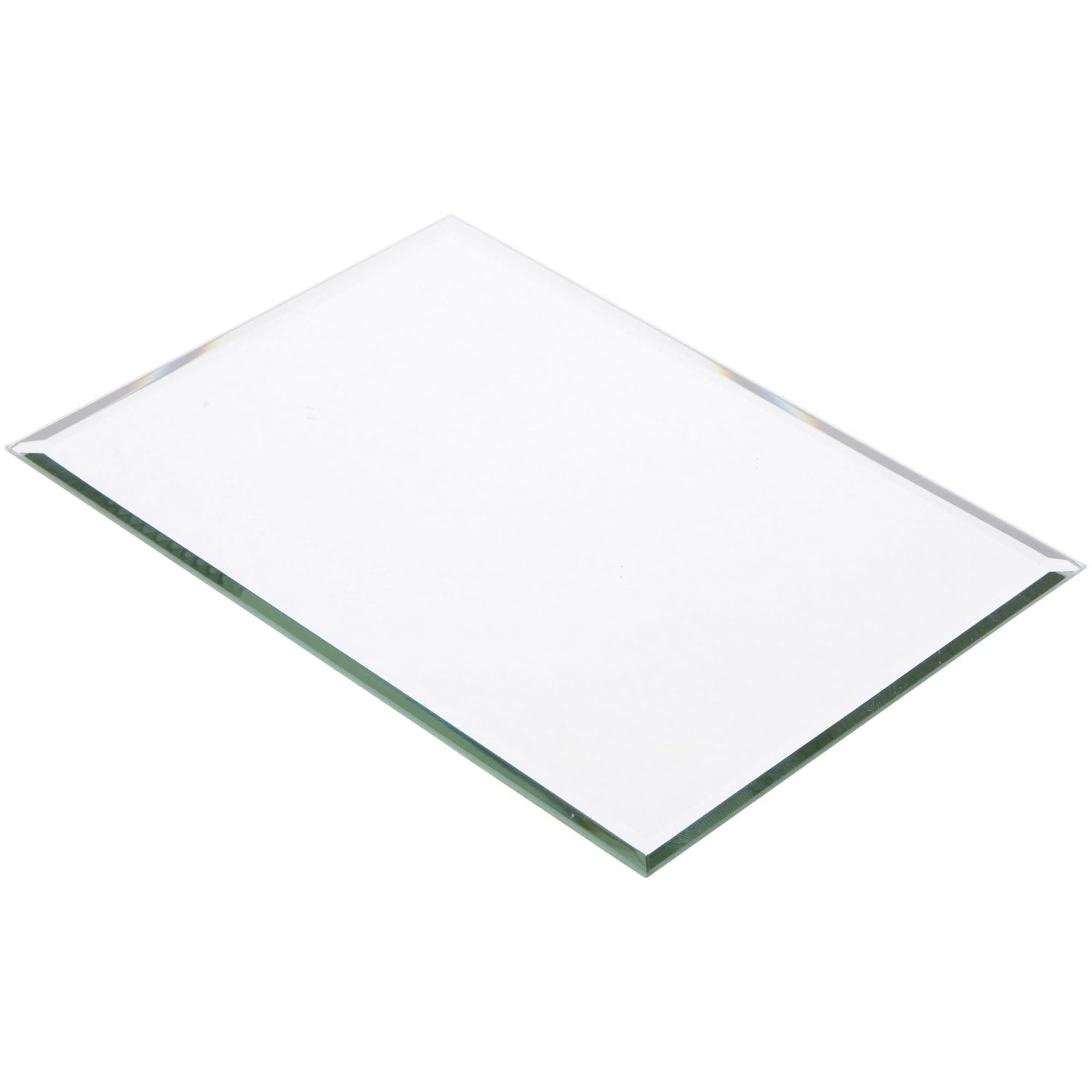 5" x 7" Rectangle, 3mm Thick Beveled Glass Mirror