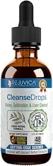 Cleanse Drops - Advanced Kidney & Gallbladder Cleanse Support Supplement - Liquid Delivery for Better Absorption - Chanca Piedra Used in Amazonian Rainforest