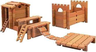 Guidecraft Tabletop Notch Blocks - Western 85 pc. Set
