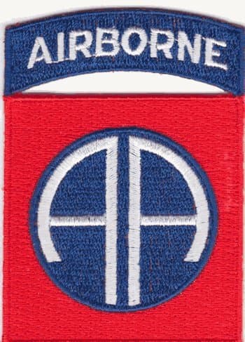 82nd Airborne Iron-on Embroidered Patch