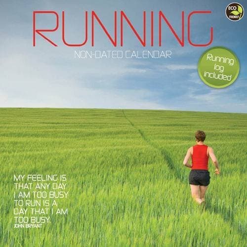 Running Undated Wall Calendar (ECO FRIENDLY CALENDAR)