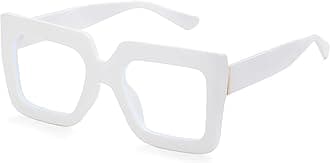Kursan Oversized Square Glasses for Women Men Big Frame Blue Light Blocking Glasses Fashion Eyeglasses