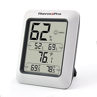 - TP50 Digital Hygrometer Indoor Thermometer Room Thermometer and Humidity Gauge with Temperature Humidity Monitor