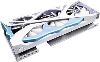 OUNA RX7800XT-16G GDDR6 Graphics Card for Gaming PC Powerful Cooling System RGB Lighting Effects High Core Frequency Multi-Interface Support High-Temperature Resistant Solid Capacitors Computer