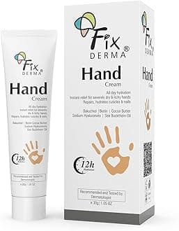 Fixderma Hand Cream for Women & Men | Hand Moisturizer | Hand Cream for Dry and Rough Hands | Cocoa Butter | Cream for Itchy Hand | All Skins Types - 30g