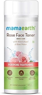 Mamaearth Rose Water Face liquid Toner with Witch Hazel & Rose Water for Pore Tightening - 200ml