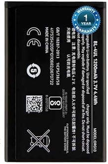 - Original BL-4UL Battery for Nokia 3310 / Asha 225 220 230 Battery with 1 Year Warranty** (Nokia BL-4UL)