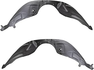TRQ Front Inner Fender Liner Set Compatible with 2013-2018 Lexus ES300h ES350 LX1248119 LX1249119
