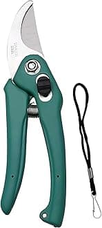 Ocean Mart Assorted Hand Pruner Cutter - 1 Pc (Steel Blades) Heavy Duty Gardening Cutter Tool | Wood Branch Trimmer | Grass Cutting Accessory | Plant Cutter for Home Garden