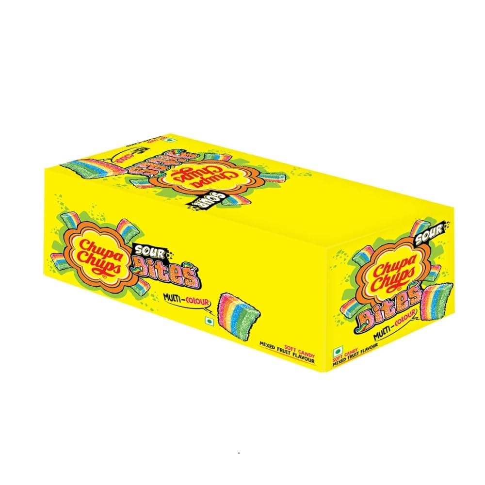 - Sour Bites, Mixed Fruit Flavour, Soft & Chewy Toffee Pack, 8 X 61.6 G, 492.8 Grams