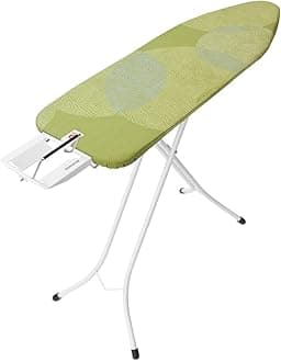 Size B Ironing Board (49x15 in) 7 Height Options, Adjustable Steam Iron Rest Holder (Calm Rustle) Non-Slip Feet, Anti-Collapse Child Locks