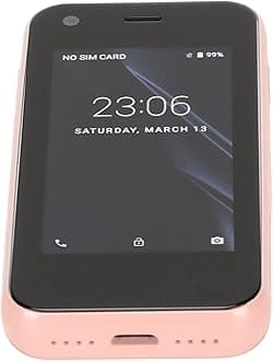 Mini Smartphone, 3G Dual SIM Mobile Phone, 1GB RAM 8GB ROM Android 6.0 Unlocked Supper Small Kids Phone 2.5 Inch Screen Pocket Cellphone (Pink)