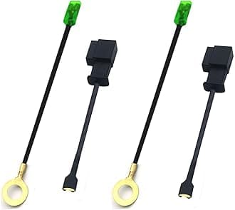 2PCS Horn Connector Adapter Wiring Harness, Compatible with Toyota,Horn Pigtail Converter Plug and Play for Universal Horn Replacement