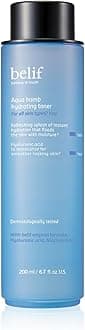 belif Aqua Bomb Hydrating Toner with Niacinamide & Hyaluronic Acid, Lightweight and Refreshing Toner for Instant Hydration, Skin Barrier Repair, and Glowing Skin for All Skin Types, Korean Skin Care