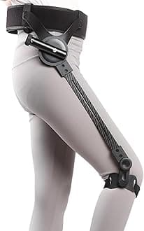 Exo Skeleton Legs to Help Walk, Bionic Exoskeleton Leg, Hiking and Climbing Stairs Assist, 3 Level Adjustable Strength, for Adults Elderly, Walking Assistance Device (Right Leg, M)