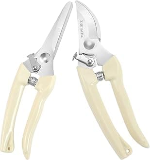 MEPEREZ 2PCS Advanced garden shears,pruning shears for gardening,premium gardening scissors,orchard pruning,flower picking,t flowers and trees,Lightweight and sharp shears gardening tools.
