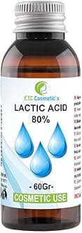 LACTIC ACID 80% PEEL - 60 gr - pH control, skin, body and hair care, peeling, rejuvenation and lightening treatments, keratolytic, exfoliates skin