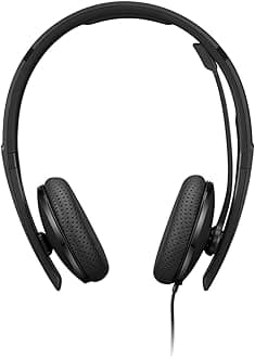 Wired VoIP Headset, Microsoft Teams Certified, Black