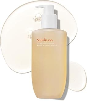 Sulwhasoo Gentle Cleansing Foam - Korean Face Wash for All Skin Types, Moisturizes & Rejuvenates, Removes Dirt & Impurities, Softens Skin, Hydrating Cleanser - 6.76 fl. oz.