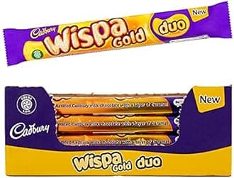 CADBURY WISPA Gold Duo Chocolate BAR 32 x 72g - Full Box