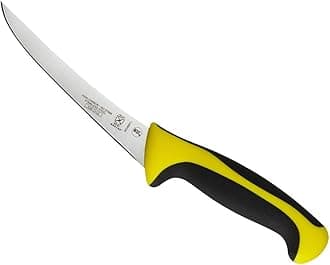 Mercer Culinary Millennia Color Handle Cutlery 6" Curved Boning Knife Yellow