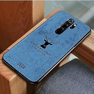 Spazy Case® Oppo A9 (2020) / Oppo A5 (2020) Deer Pattern Art Cloth Surface PC + Soft Flex Silicone TPU Bumper Frame Shock Absorption Protective Cover Case Oppo A9 (2020) / Oppo A9 (2020) - Blue
