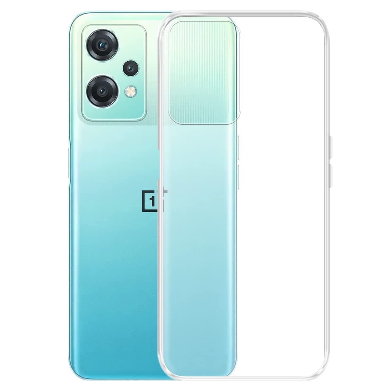 Amazon Brand- Solimo Pouch for OnePlus Nord CE 2 Lite 5G (Silicone_Transparent)