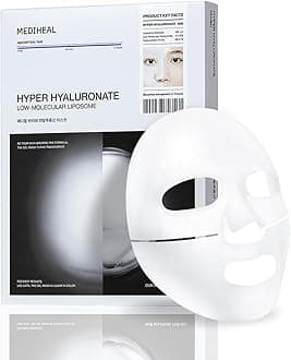 Mediheal Hyper Hyaluronate - Hydrogel Moisture Deep Mask, Overnight Hydrating & Plumping Gel Mask, Long-Lasting Moisture Lock, Smooth & Supple Skin Care, Korean Skincare (10ea)